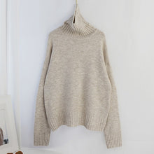 Load image into Gallery viewer, Aachoae Autumn Winter Women Knitted Turtleneck Cashmere Sweater 2020