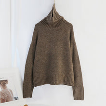 Load image into Gallery viewer, Aachoae Autumn Winter Women Knitted Turtleneck Cashmere Sweater 2020