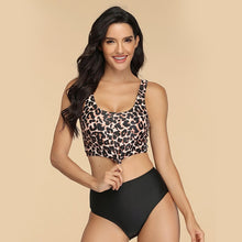 Load image into Gallery viewer, NAKIAEOI 2020 New Sexy Bikinis Women High Waist Swimsuit Push Up Swimwear Flower