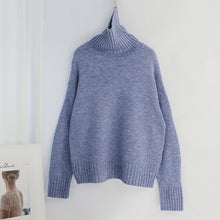 Load image into Gallery viewer, Aachoae Autumn Winter Women Knitted Turtleneck Cashmere Sweater 2020
