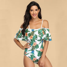 Load image into Gallery viewer, NAKIAEOI 2020 New Sexy Bikinis Women High Waist Swimsuit Push Up Swimwear Flower
