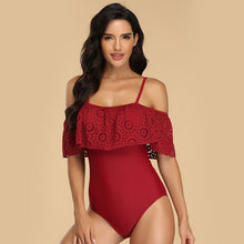 Load image into Gallery viewer, NAKIAEOI 2020 New Sexy Bikinis Women High Waist Swimsuit Push Up Swimwear Flower
