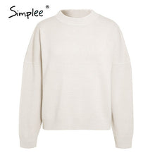 Load image into Gallery viewer, Simplee Women geometric khaki knitted sweater
