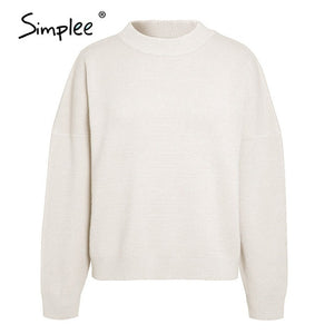 Simplee Women geometric khaki knitted sweater