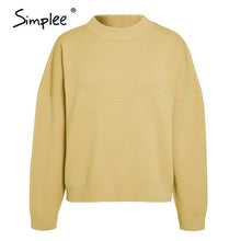 Load image into Gallery viewer, Simplee Women geometric khaki knitted sweater
