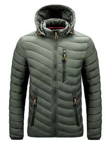 CHAIFENKO Brand Winter Warm Waterproof Jacket Men 2021 New Autumn Thick Hooded Parkas Mens Fashion Casual Slim Jacket Coat Men